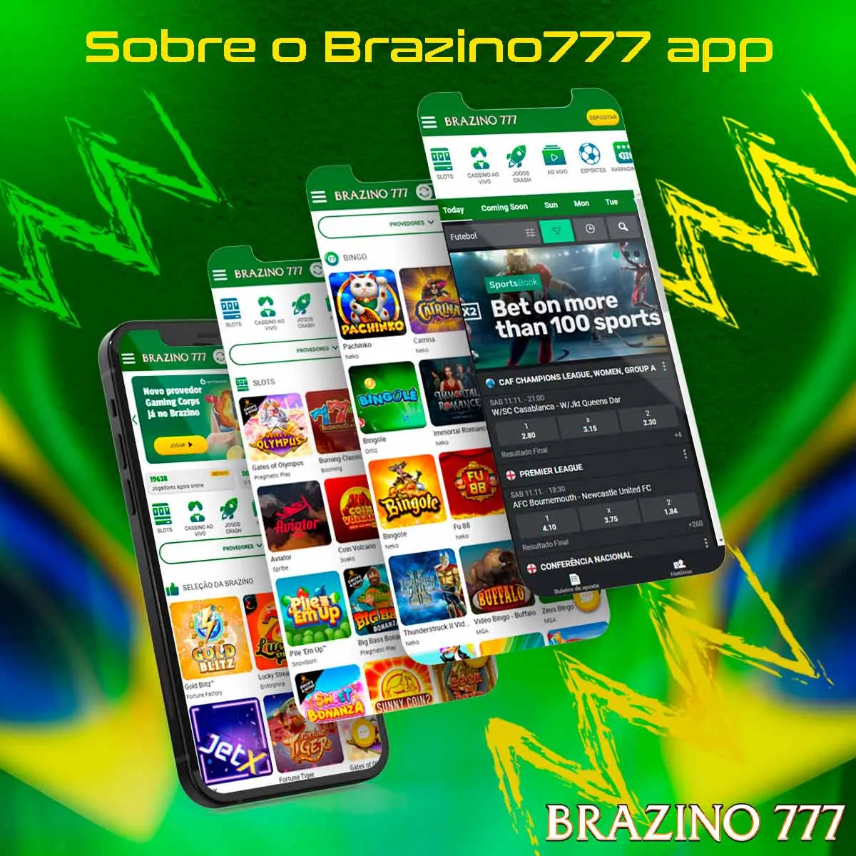 Avaliação do aplicativo Brazino777