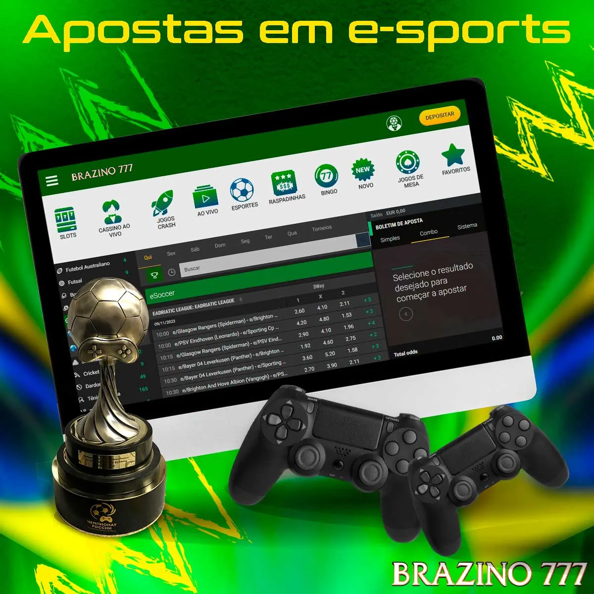 Apostas em e-Sports Brazino777 no Brasil