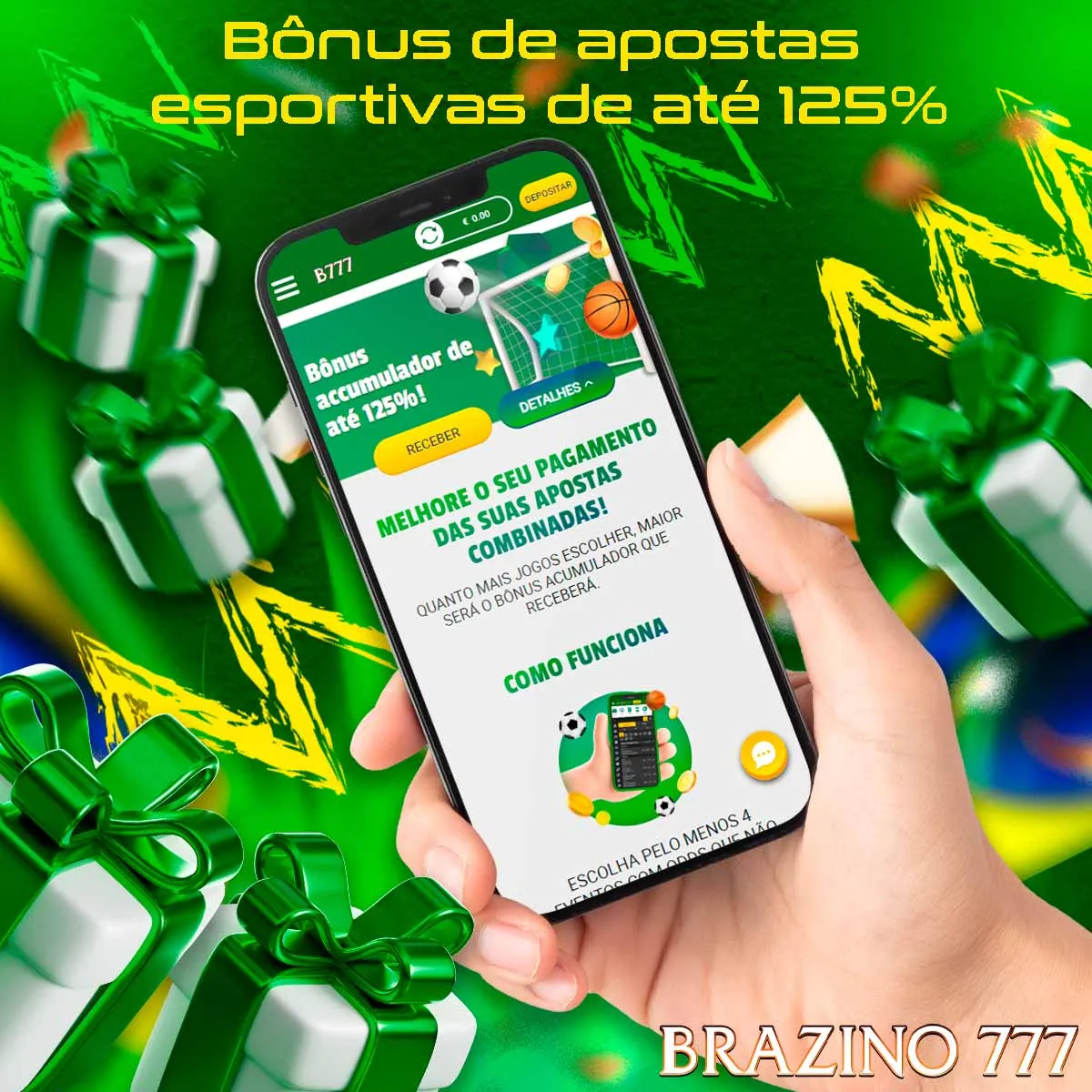 Visão geral do bônus de apostas esportivas da casa de apostas Brazino777 no Brasil