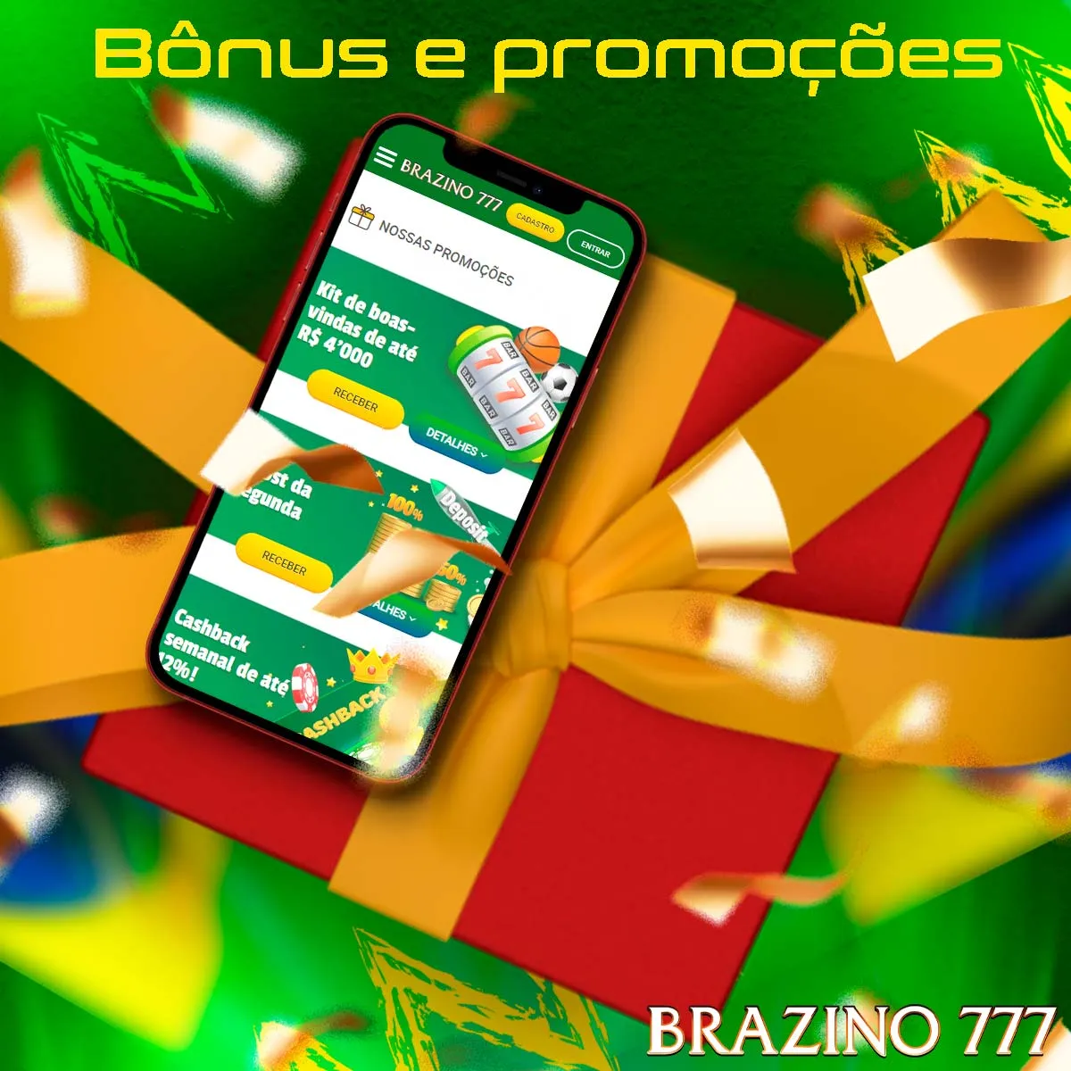 Bônus e promoções Brazino777